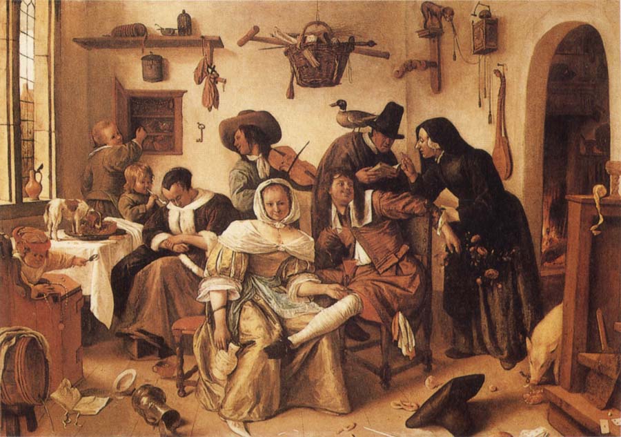 Jan Steen The World Upside Down